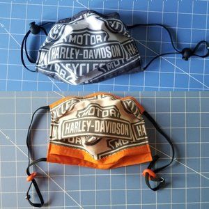 COPY - (2) masks with Harley Davidson Logo